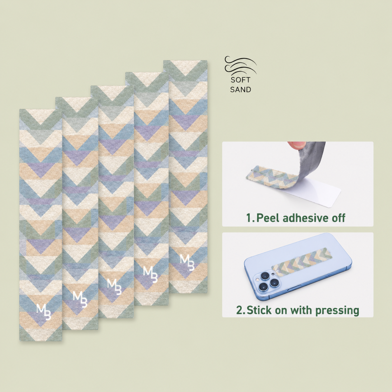 5 Pack Stress and Anxiety Relief Sensory Tranquil Flow Calm Strips